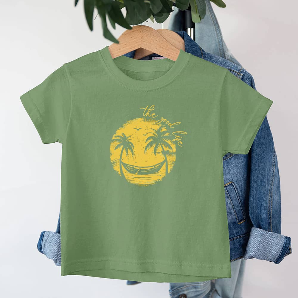 Smiley Palm Tree Barn T-Shirt - Norday SE