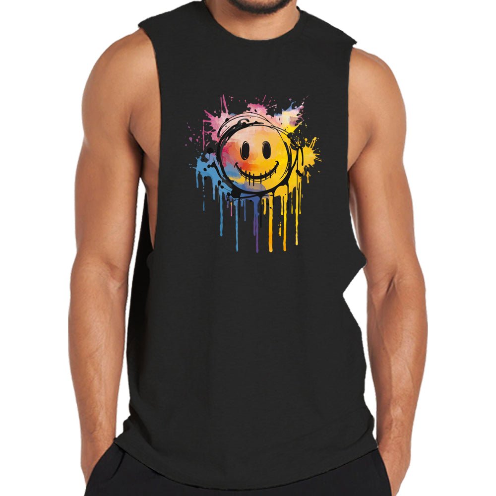 Splash Ink Smiley Tank Top - Norday SE