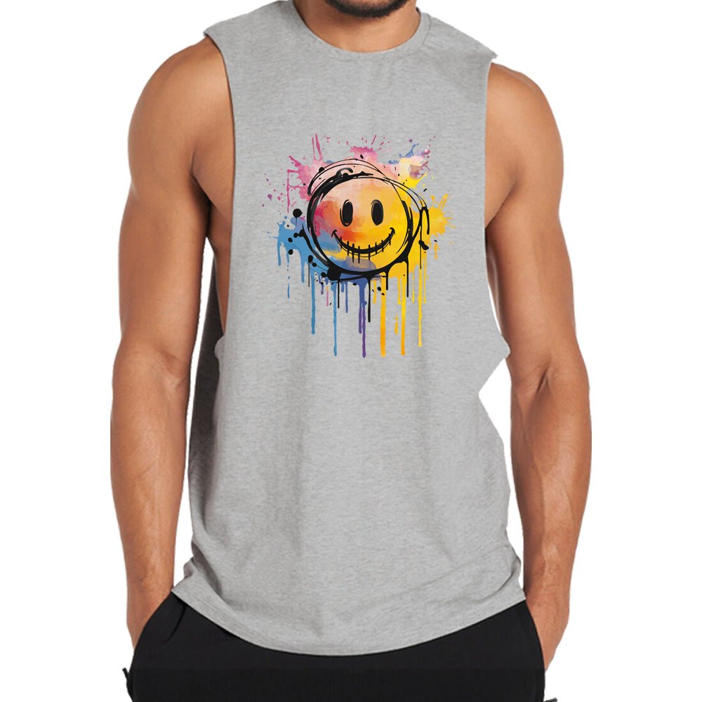 Splash Ink Smiley Tank Top - Norday SE