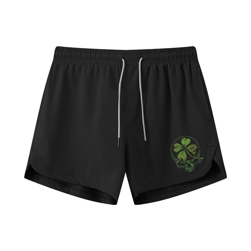 St.Patrick's Lucky Skull Athletic Quick - Dry Shorts - Norday SE