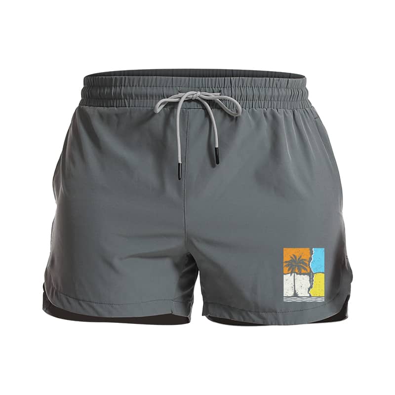 Summer Poster Athletic Quick - Dry Shorts - Norday SE
