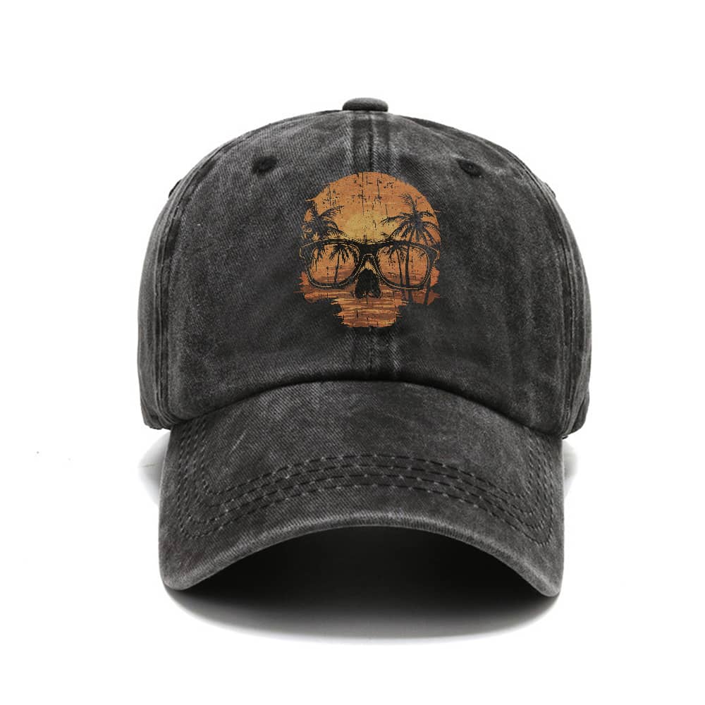 Sunset Skull Vintage Keps - Norday SE