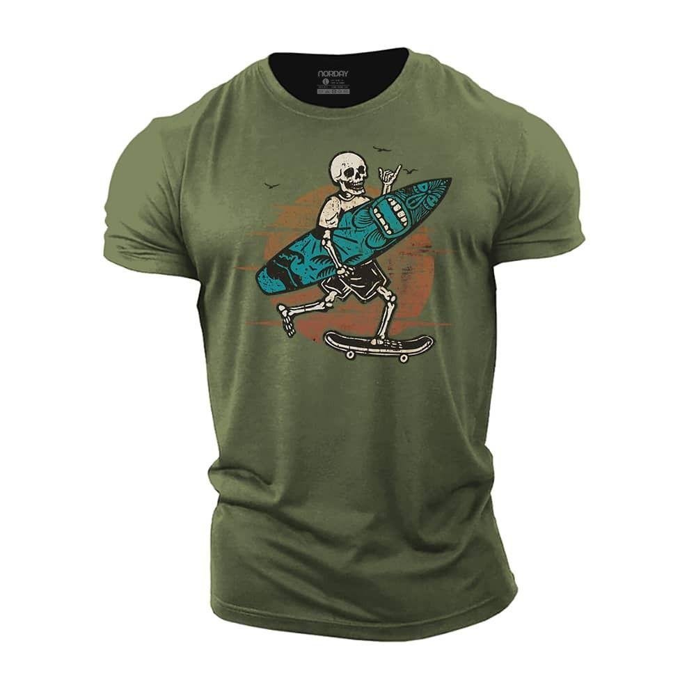 Surfing Skeleton T-Shirt - Norday SE