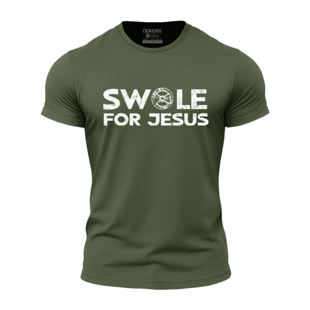 Swole for Jesus Athletic Quick - Dry T-Shirt - Norday SE
