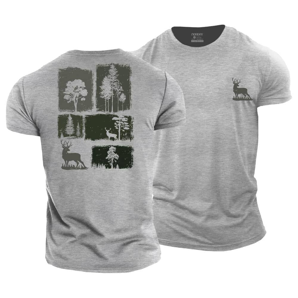 Tree Wildlife Silhouette T-Shirt - Norday SE