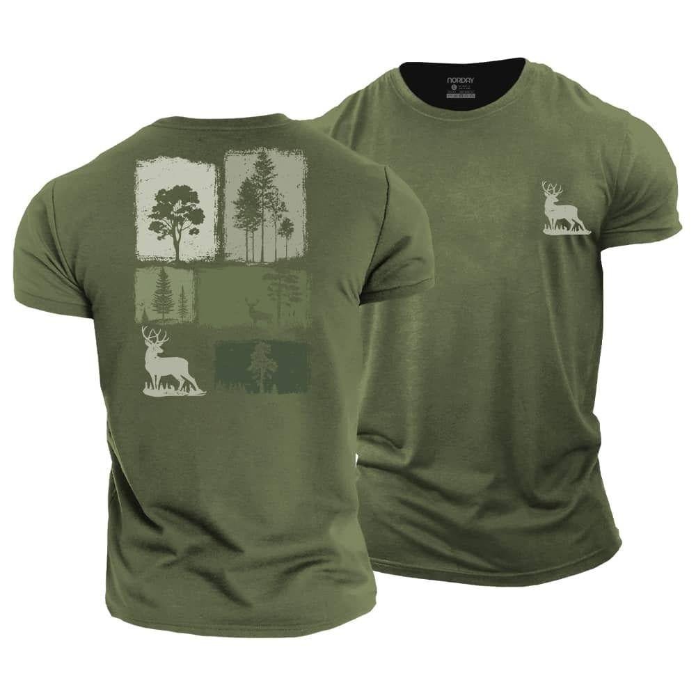 Tree Wildlife Silhouette T-Shirt - Norday SE