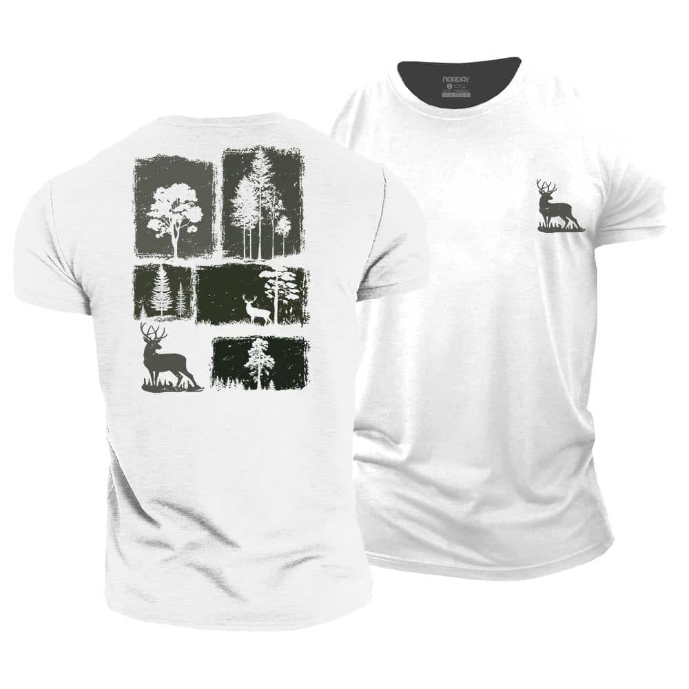 Tree Wildlife Silhouette T-Shirt - Norday SE