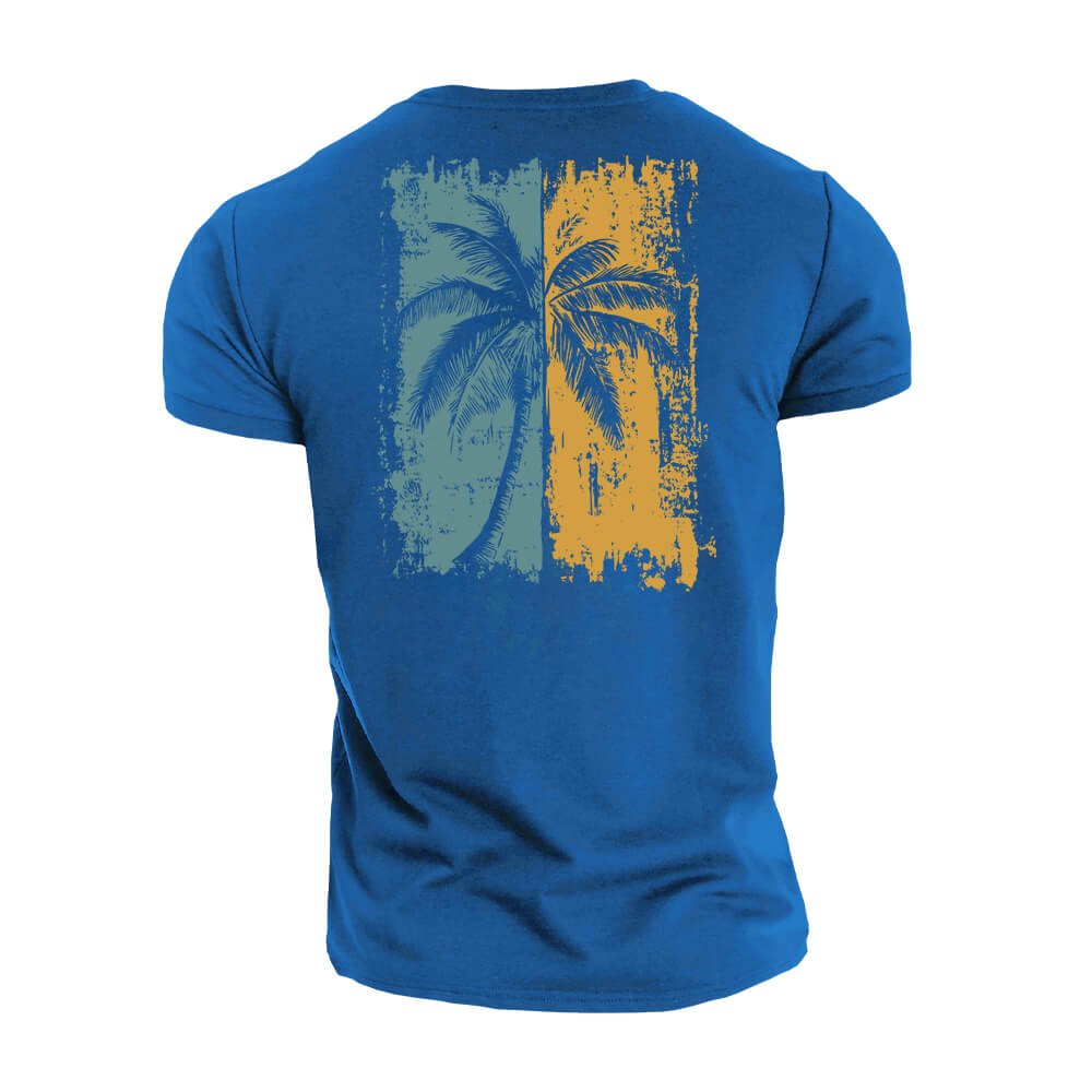 Two - tone Palm Tree T-Shirt - Norday SE