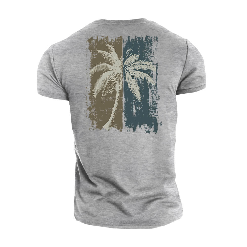 Two - tone Palm Tree T-Shirt - Norday SE