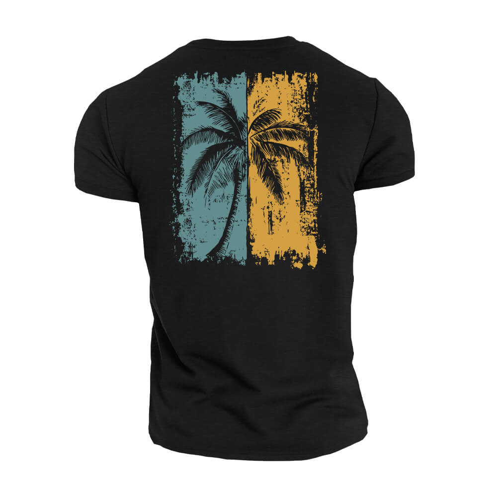 Two - tone Palm Tree T-Shirt - Norday SE