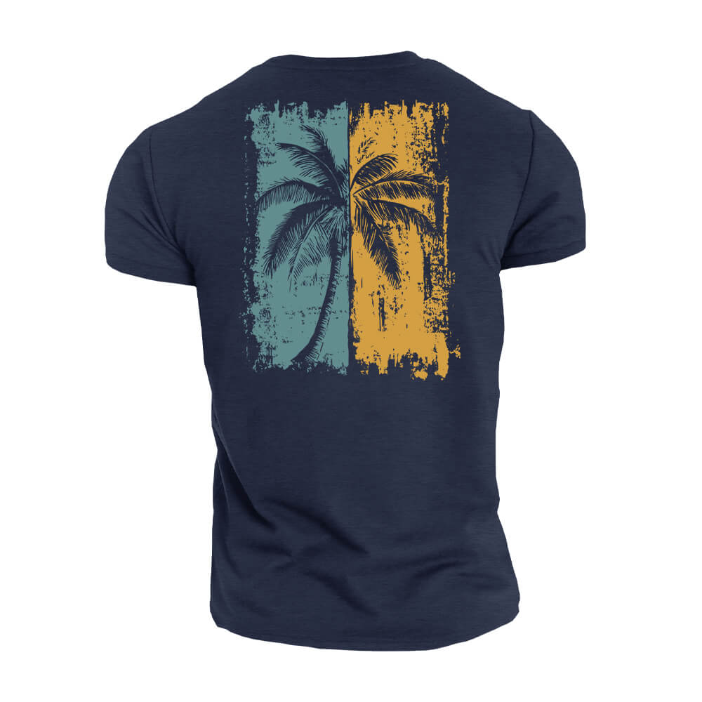 Two - tone Palm Tree T-Shirt - Norday SE