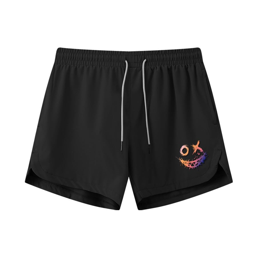 Vibrant Smiley Athletic Quick - Dry Shorts - Norday SE