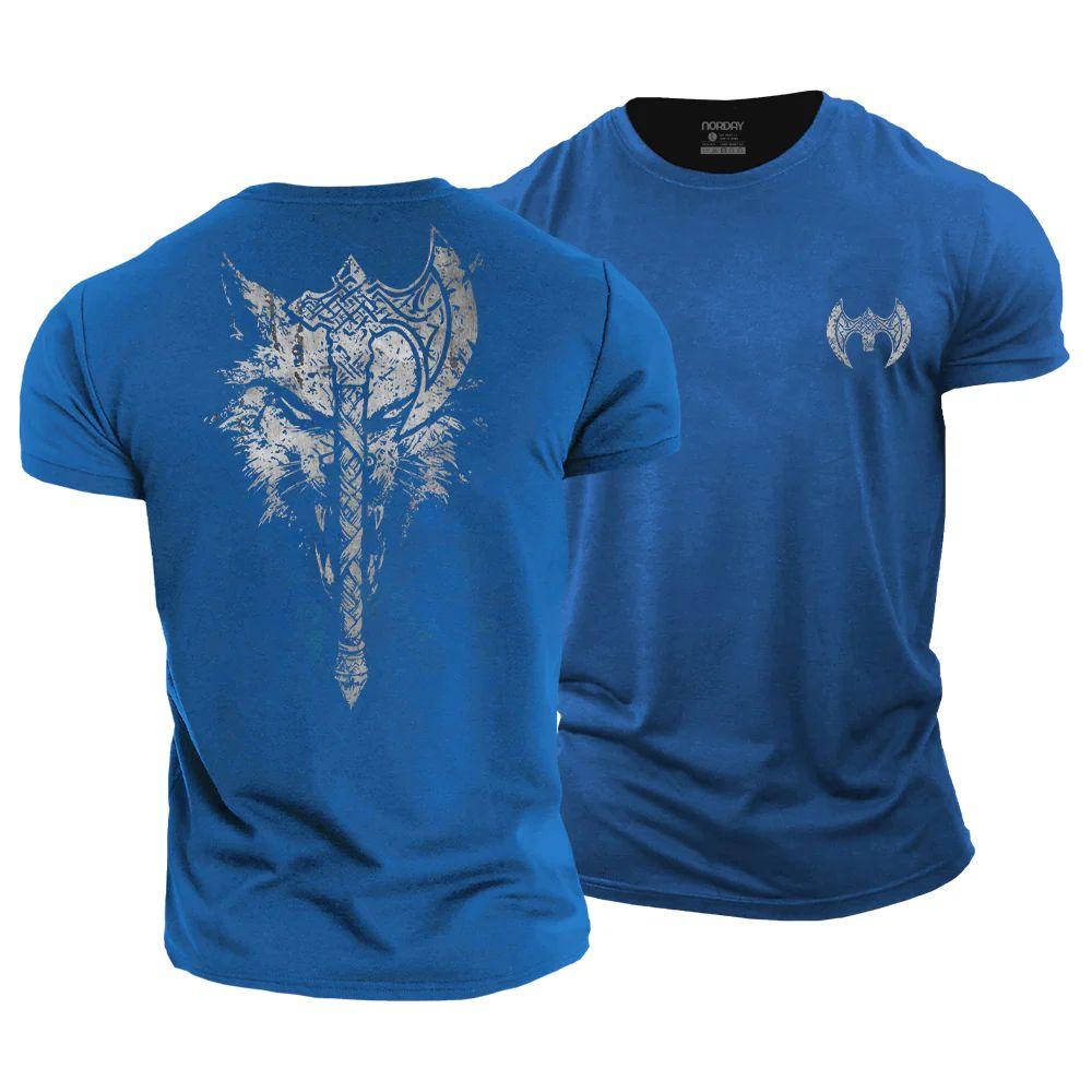 Viking Axe Wolf T-Shirt - Norday SE