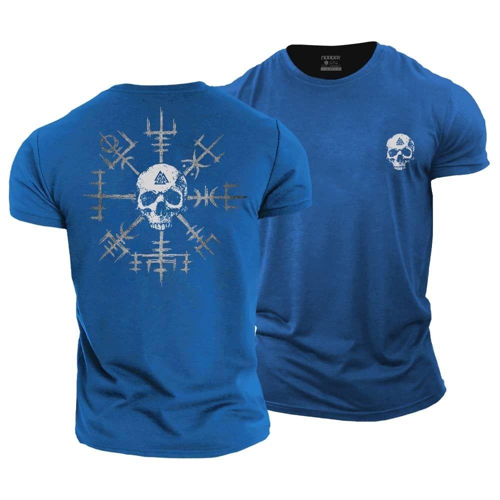 Viking Compass Skull T-Shirt - Norday SE