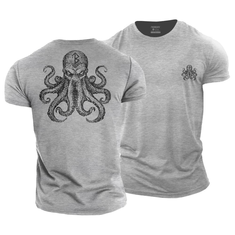 Viking Rune Octopus T-Shirt - Norday SE