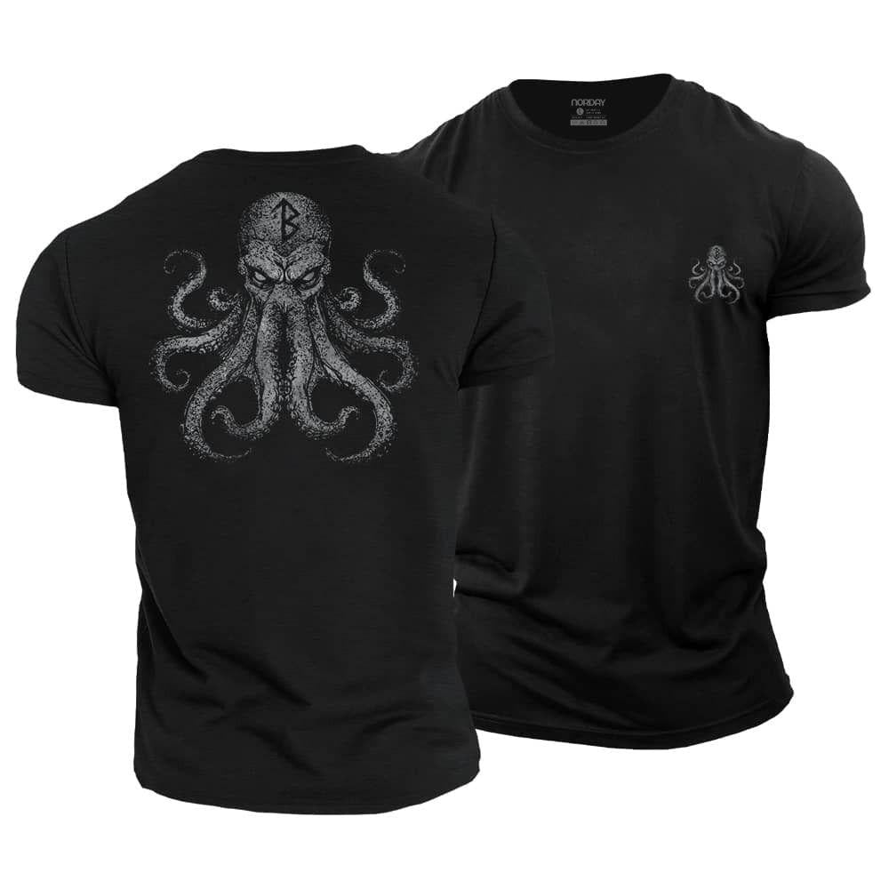 Viking Rune Octopus T-Shirt - Norday SE