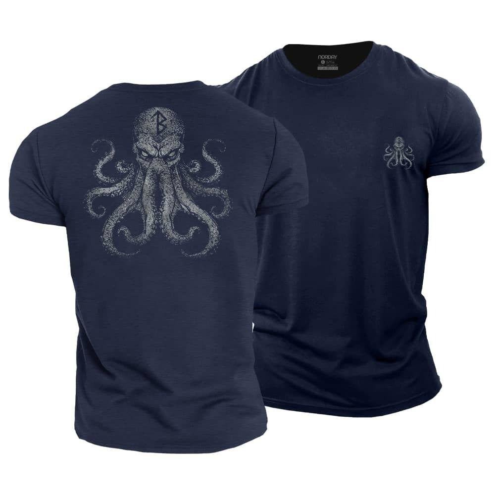 Viking Rune Octopus T-Shirt - Norday SE