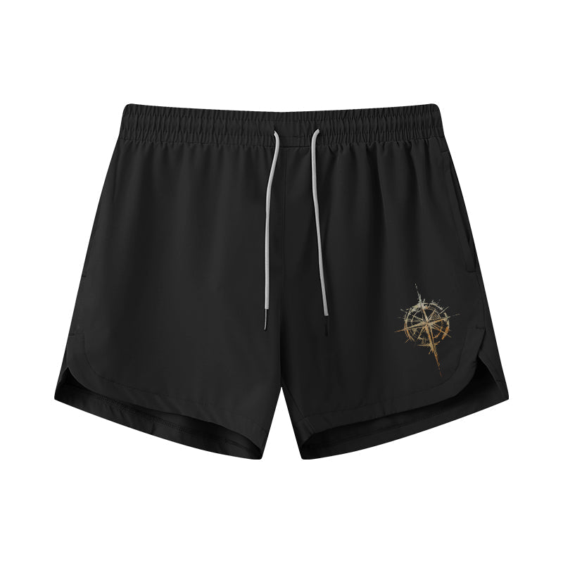 Vintage Compass Athletic Quick - Dry Shorts - Norday SE