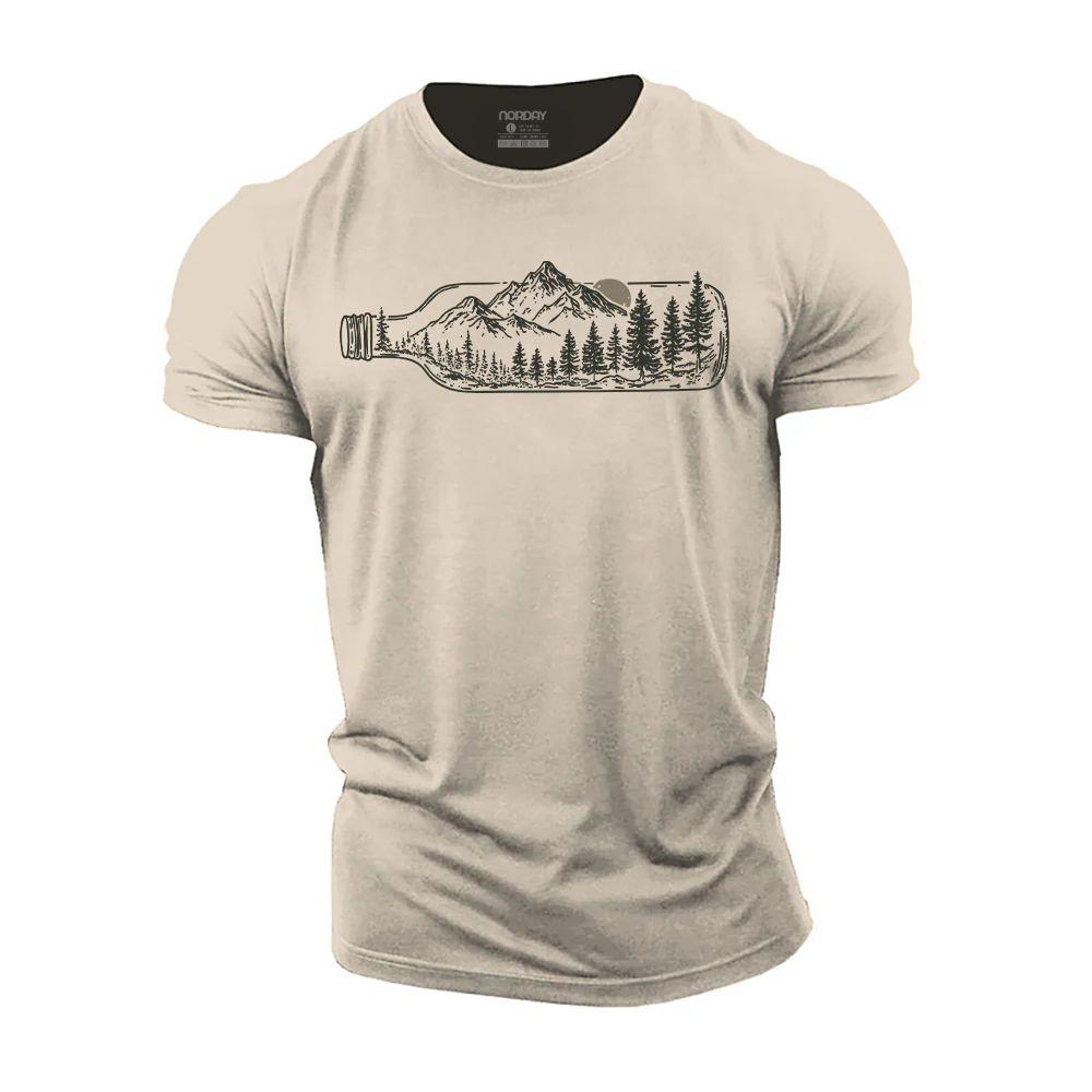 Wine Bottle Landscape T-Shirt - Norday SE