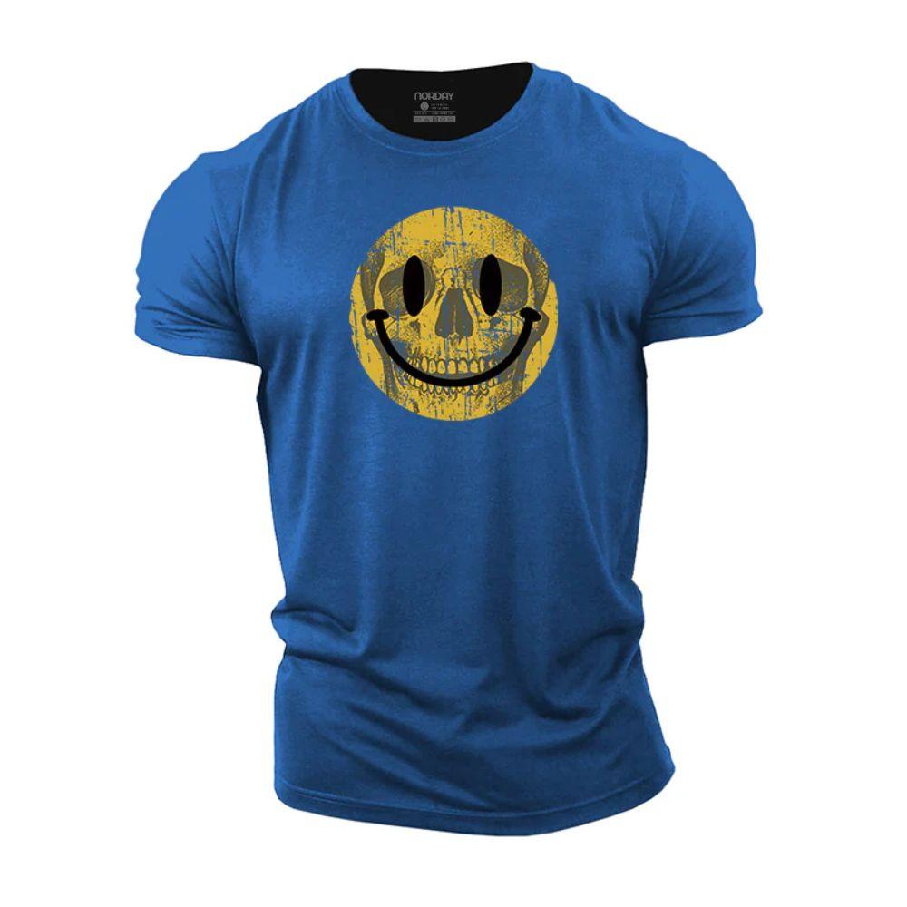 Yellow Skull Smiley Face T-Shirt - Norday SE