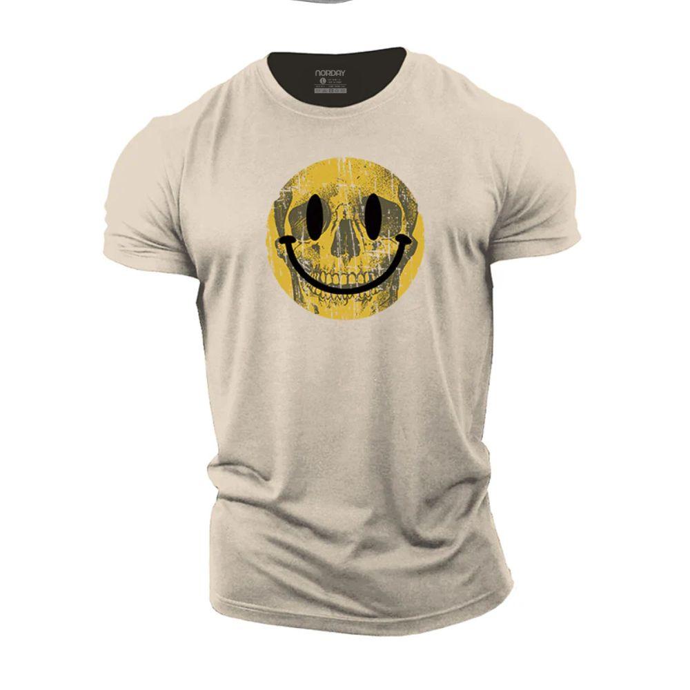 Yellow Skull Smiley Face T-Shirt - Norday SE