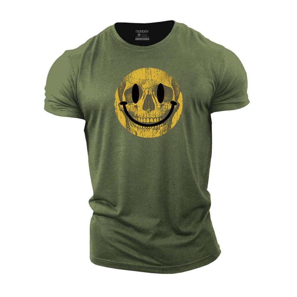 Yellow Skull Smiley Face T-Shirt - Norday SE